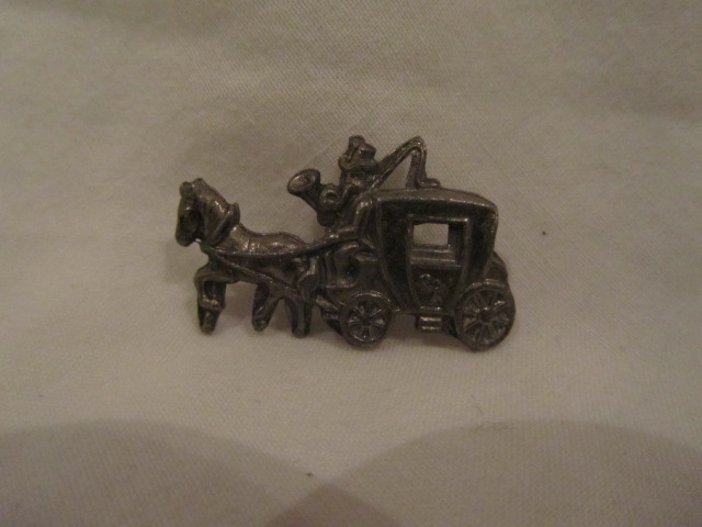 Horse & Carriage  brooch